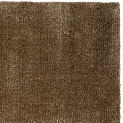 Hoogpolig Glossy Wollen Vloerkleed Viveke Bronze 