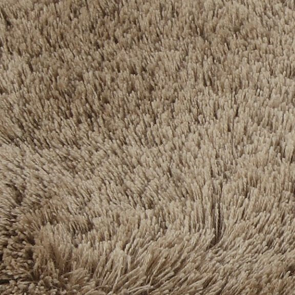 Hoogpolig wollen kleed Coco Zand 57 detail