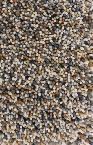 Hoogpolig wollen vloerkleed Jade Winter