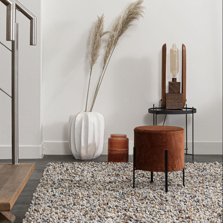 Hoogpolig wollen vloerkleed Jade winter 01 interieur