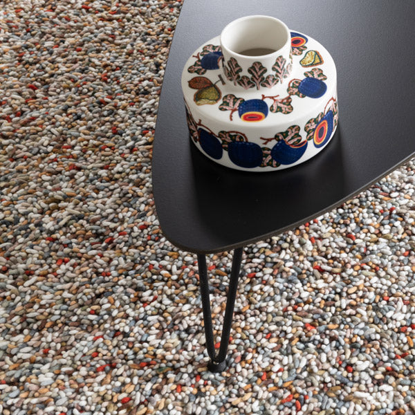 Hoogpolig wollen vloerkleed Steffi Multicolor 04 sfeer