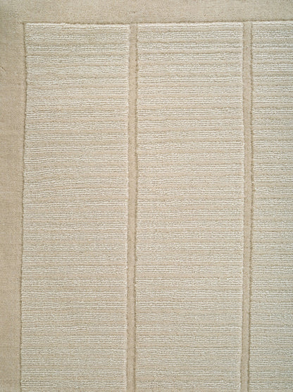 Kaatz Japandi wollen vloerkleed Tara cream detail