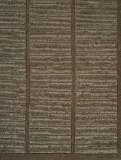 Kaatz Japandi wollen vloerkleed Tatami taupe detail