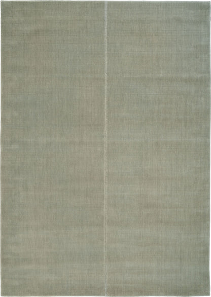 Japandi wollen vloerkleed Faya Taupe vollledig