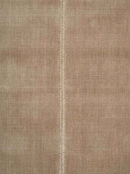 Japandi wollen vloerkleed Noren Camel detail