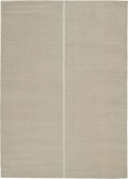 Japandi wollen vloerkleed Noren Creme volledig