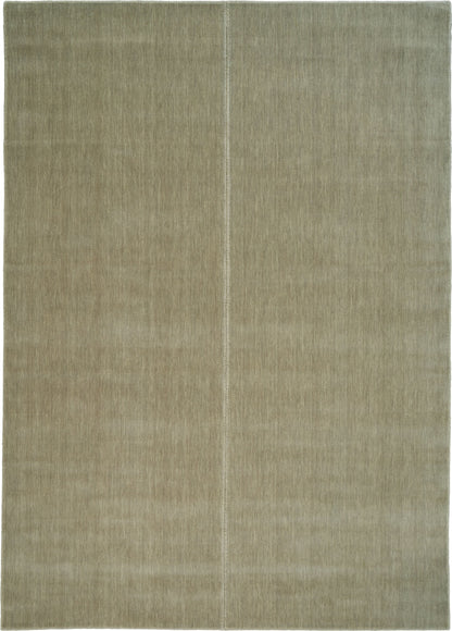 Japandi wollen vloerkleed Noren Mos volledig