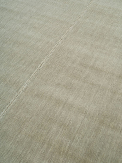 Japandi wollen vloerkleed faya Mos closeup1