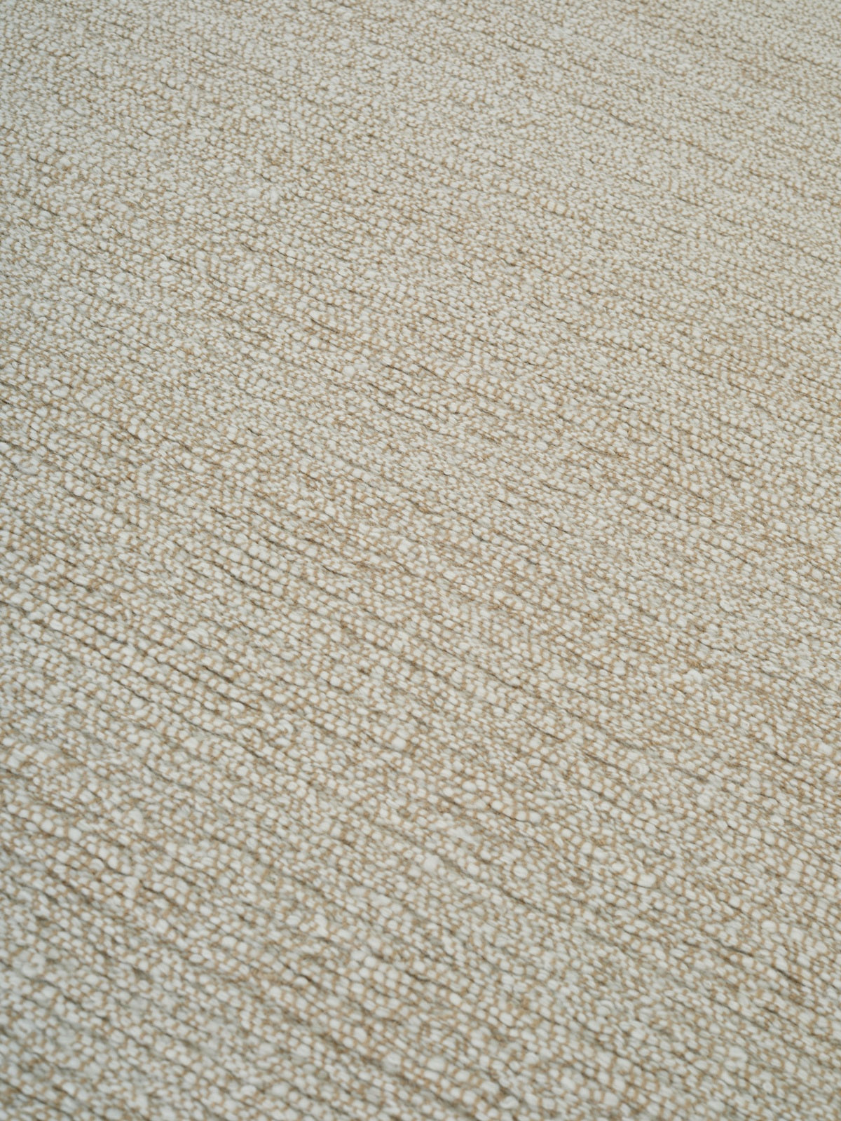 Kaatz Japandi wollen vloerkleed Soft Beige closeup