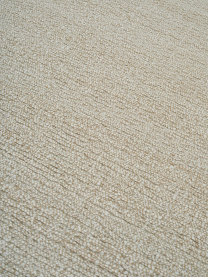 Kaatz Japandi wollen vloerkleed Soft Beige closeup