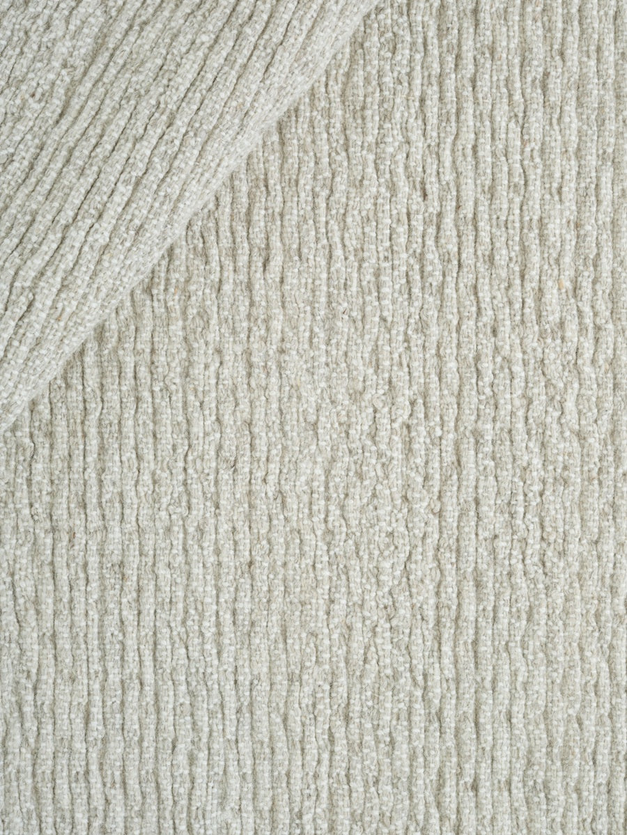 Kaatz Japandi wollen vloerkleed Soft Stone closeup