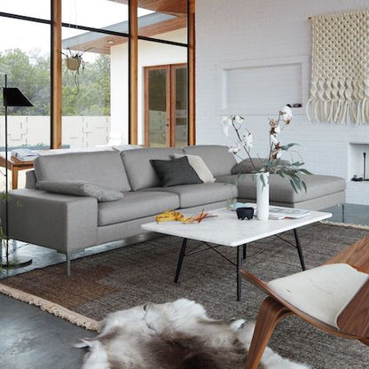 Kvadrat vloerkleed Argali Zwart C0181 sfeer