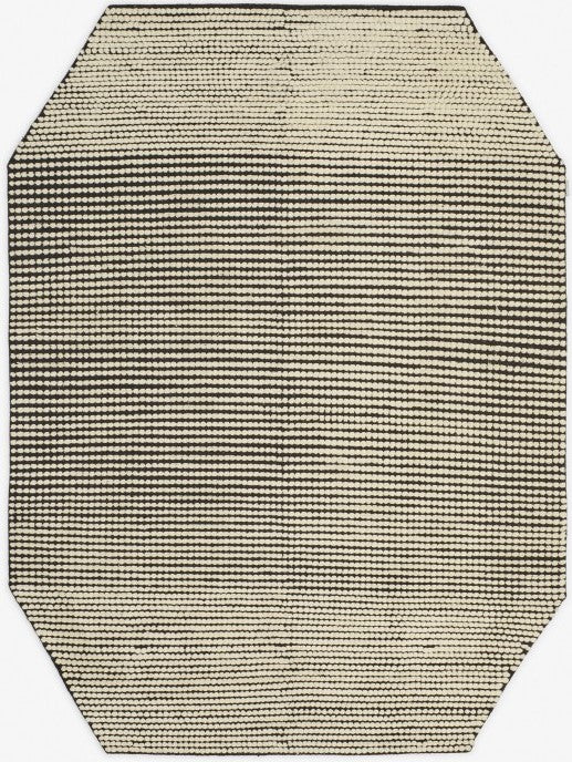 Kvadrat vloerkleed Semis Wit Zwart C0160