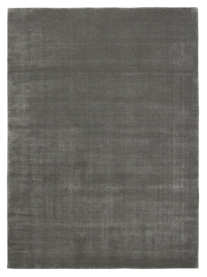 Laagpolig wollen vloerkleed Vivienne Grey