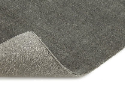 Laagpolig wollen vloerkleed Vivienne Grey detail