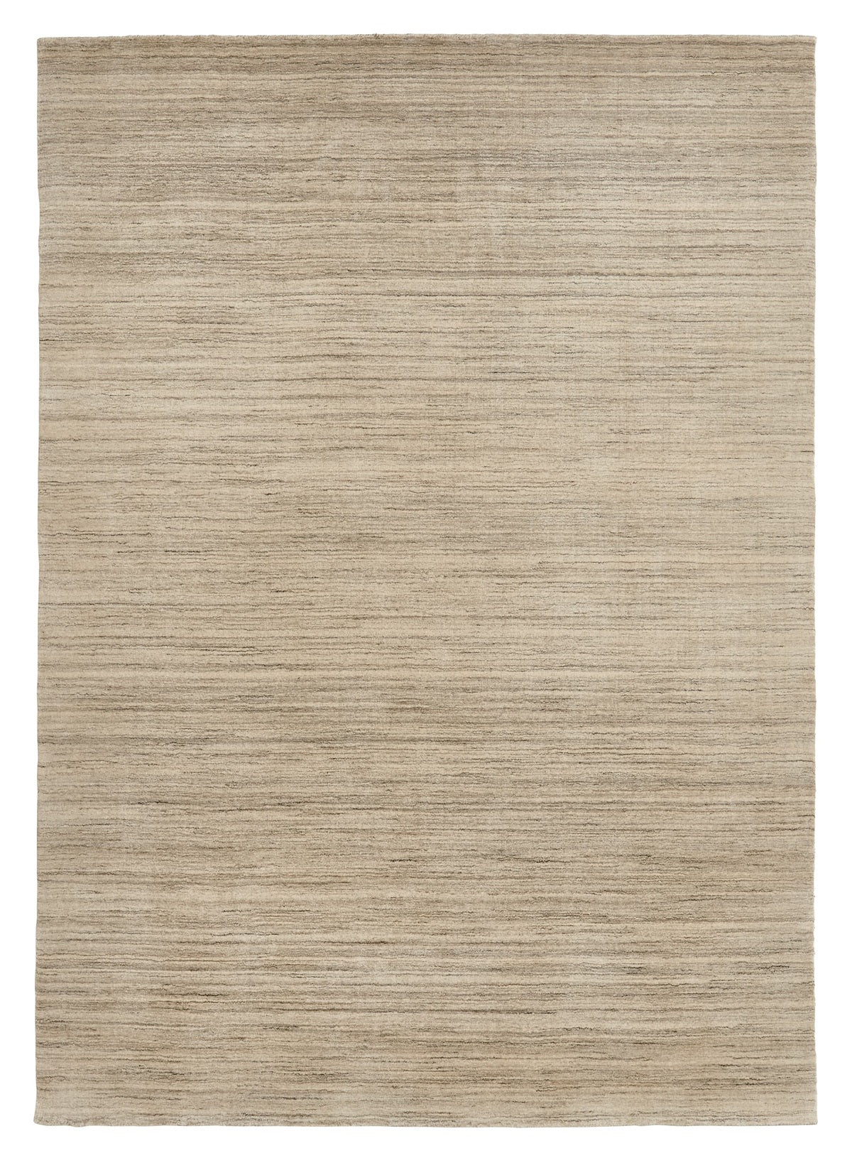 Laagpolig wollen vloerkleed Vivienne Marble