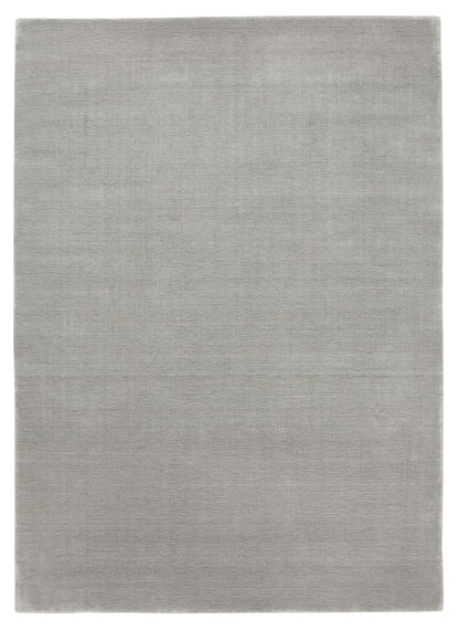 Laagpolig wollen vloerkleed Vivienne Silver 