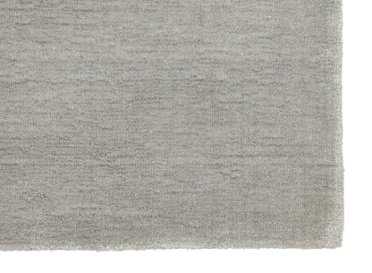 Laagpolig wollen vloerkleed Vivienne Silver detail