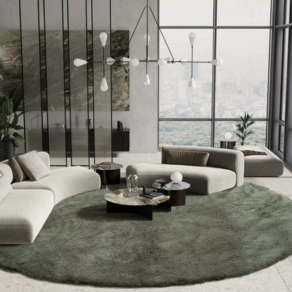 Luxe vloerkleed Coco Groen 53 sfeer