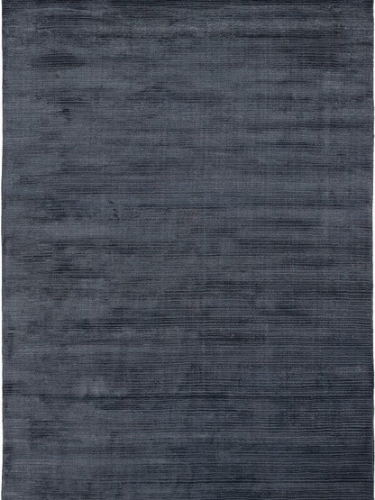 Luxe vloerkleed viscose Cleo Dark Blue