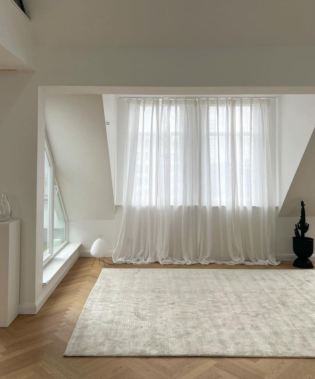 Luxe vloerkleed Cleo White interieur