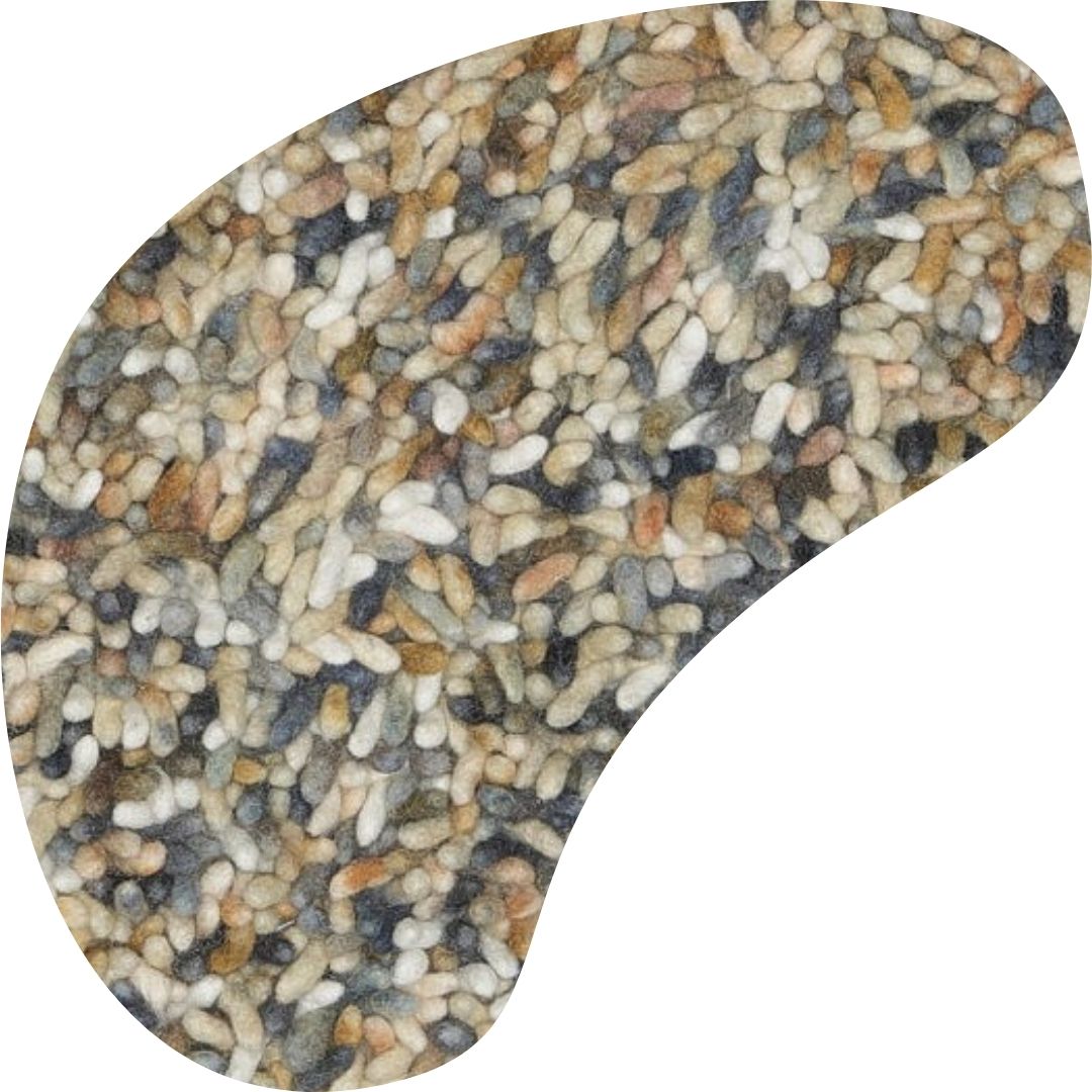 Organisch hoogpolig wollen vloerkleed Steffi Autumn 02