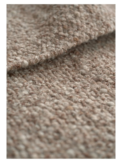 Pippa Camel zacht wollen vloerkleed Detail