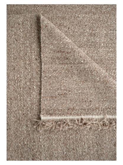 Pippa Camel zacht wollen vloerkleed closeup