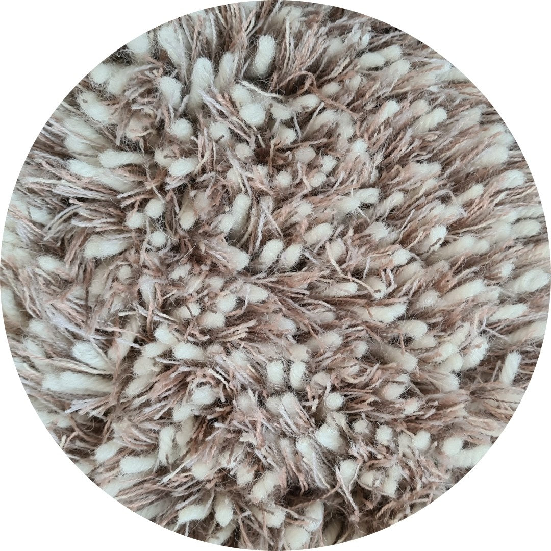 Rond hoogpolig vloerkleed Millenerpoort Eterno 40 Beige 2305