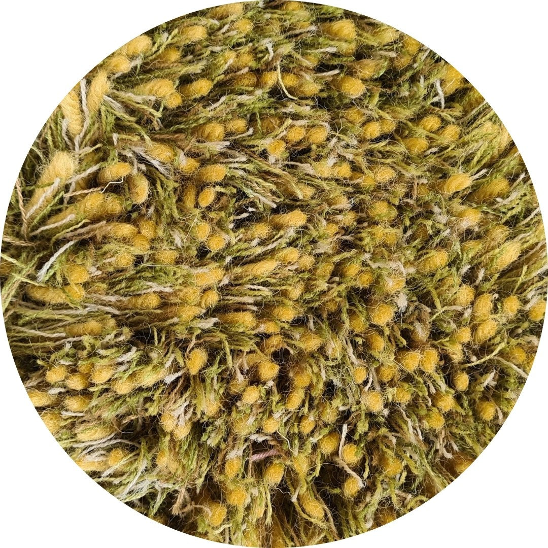 Rond hoogpolig vloerkleed Millenerpoort Eterno 40 Groen 2309