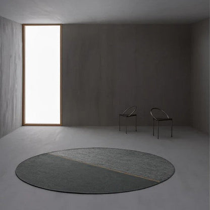 Rond vloerkleed Mila Green interieur