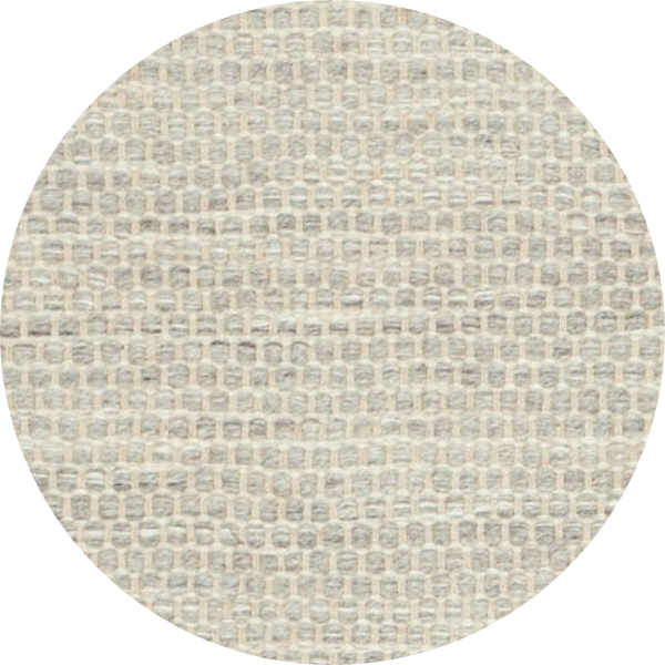 Rond wollen vloerkleed Anna Steel