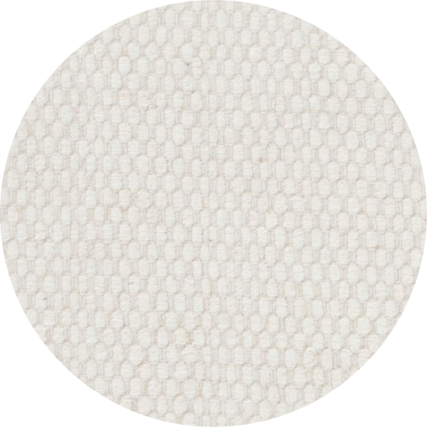 Rond wollen vloerkleed Anna White