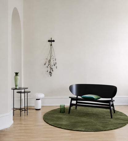 Rond wollen vloerkleed Lot Groen Interieur