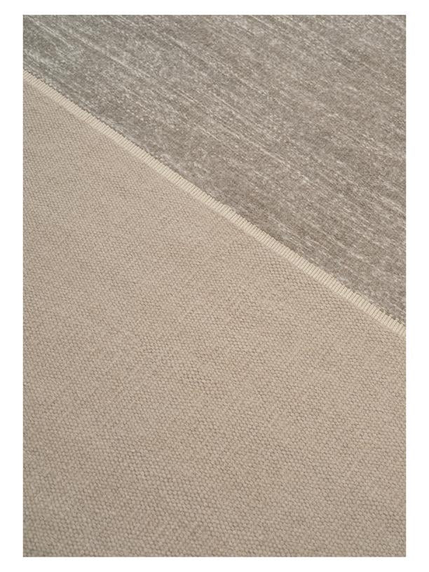 Rond wollen vloerkleed Mila Earth closeup