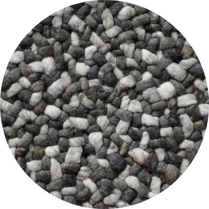 Rond wollen vloerkleed Romee Mix Dawn 446+Olive 448+Earth 348