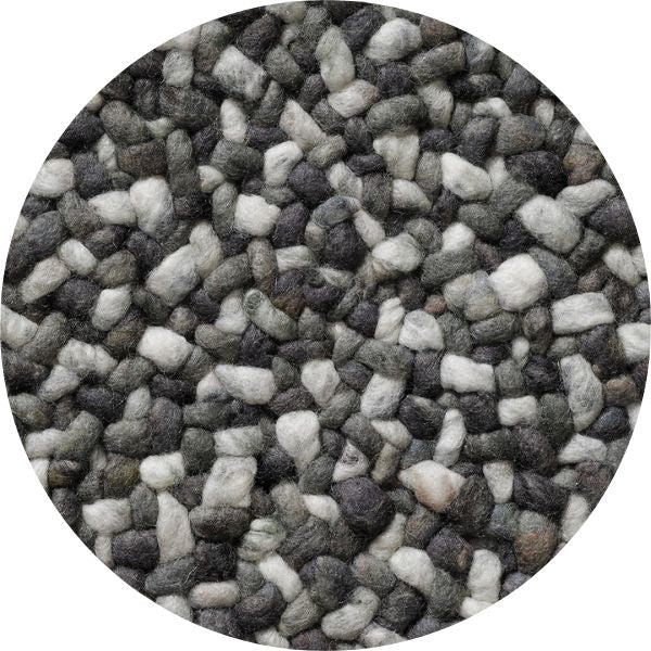 Rond wollen vloerkleed Romee Mix Dawn 446+Olive 448+Earth 348