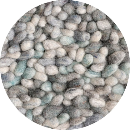 Rond vloerkleed Tatum Mint 03