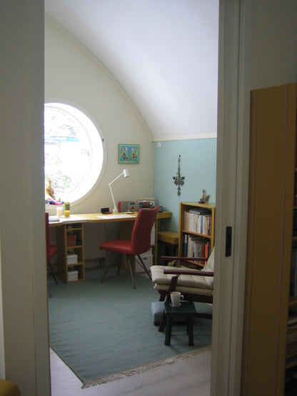 Vlak wollen vloerkleed Robijn interieur