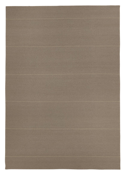 Vlak wollen vloerkleed Sara Lichtgrijs volledig