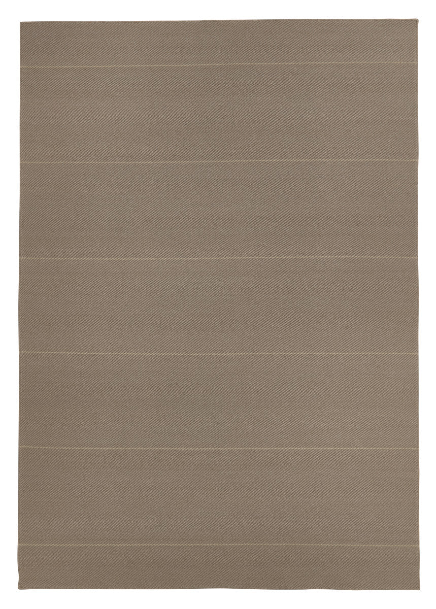 Vlak wollen vloerkleed Sara Lichtgrijs volledig