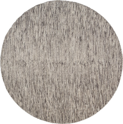 Vlak wollen vloerkleed Anna Rond Terazzo