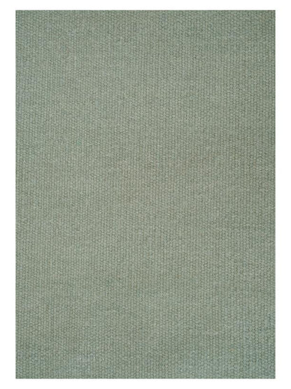 Vlak wollen vloerkleed Robijn Mint