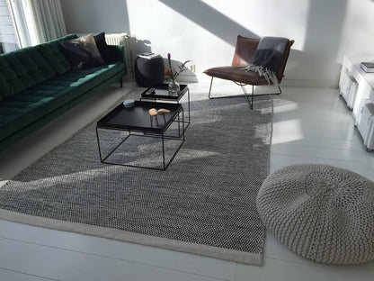 Vlak wollen vloerkleed Anna Mixed interieur