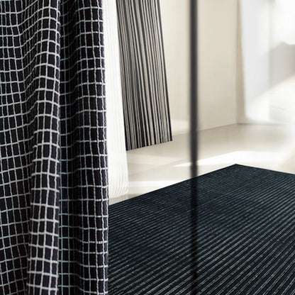 Design vloerkleed Kvadrat Kanon Pattern Plow Houtskool C0023