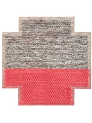 Vloerkleed Gan Mangas Space Plait Coral V