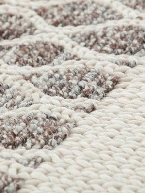 Vloerkleed Gan Mangas Space Plait Ivory V detail