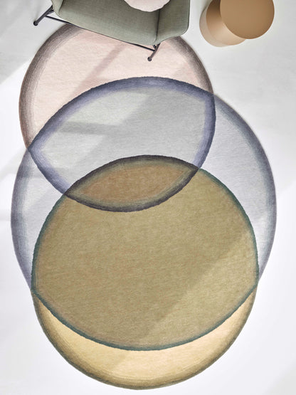 Vloerkleed Gan Rugs Crystal Neutral bovenzicht