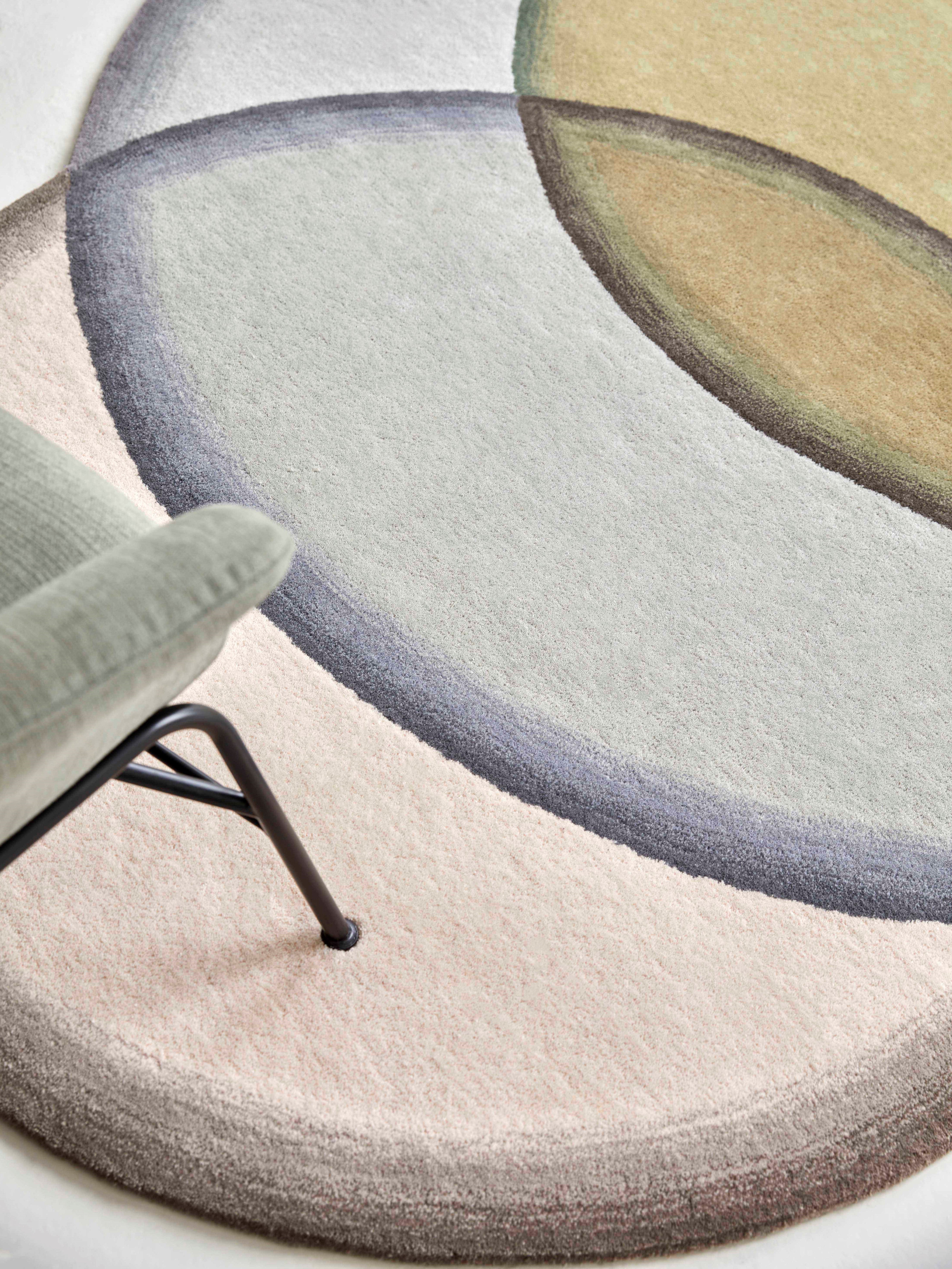 Vloerkleed Gan Rugs Crystal Neutral; detail