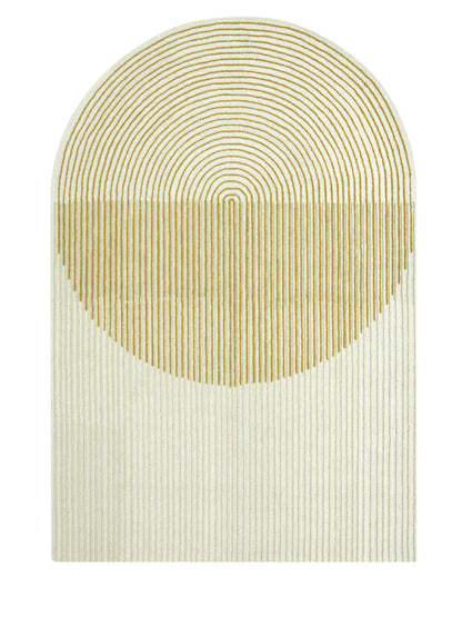 Vloerkleed Gan Rugs Ply yellow